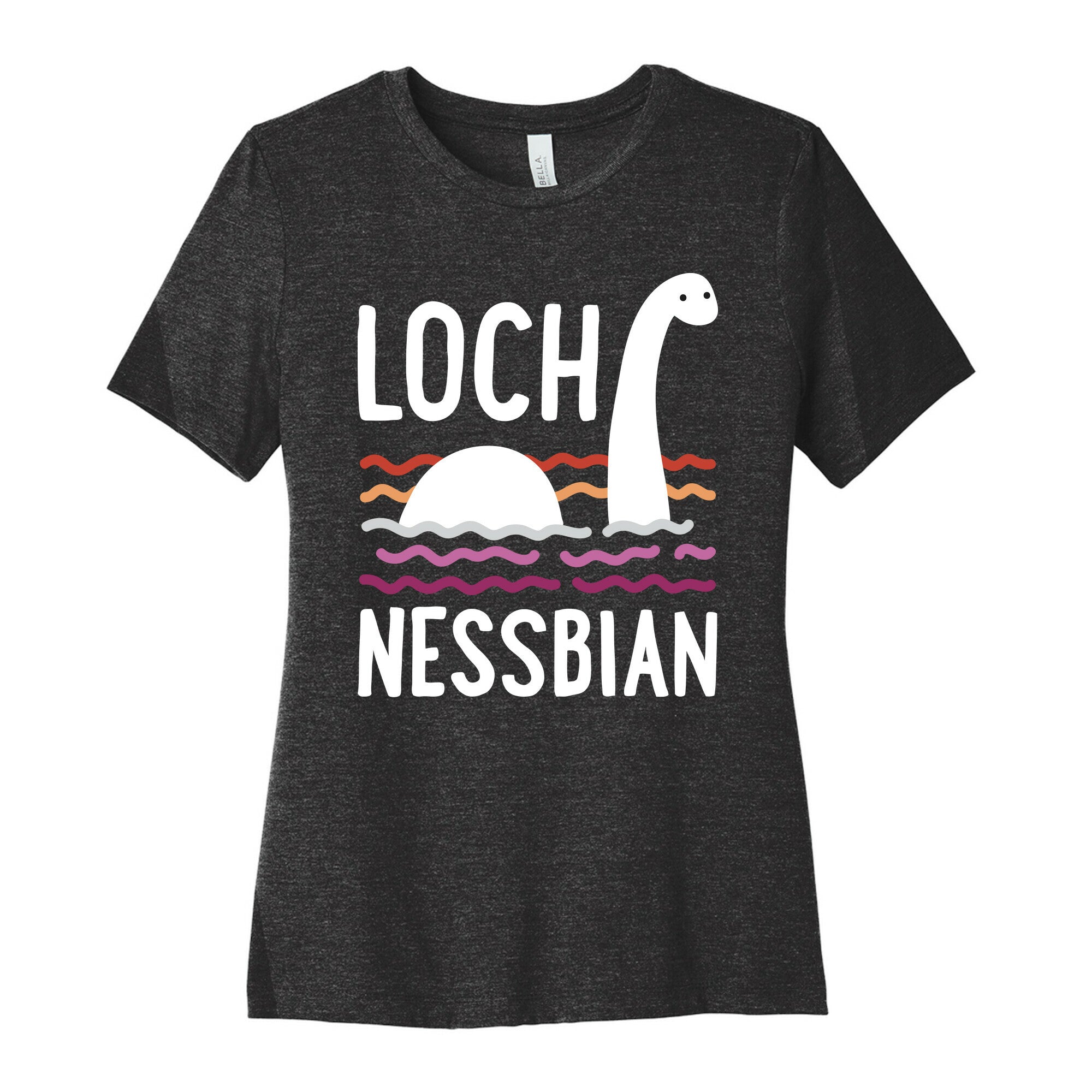 Loch Nessbian Lesbian Women's Cotton Tee